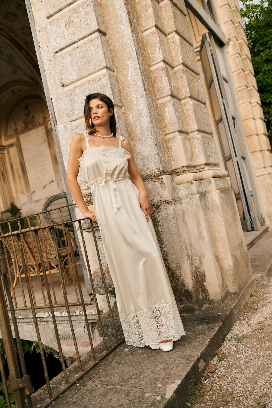 arnhem ophelia maxi dress Ophelia Silk Maxi Dress in Ivory – MEVLANI