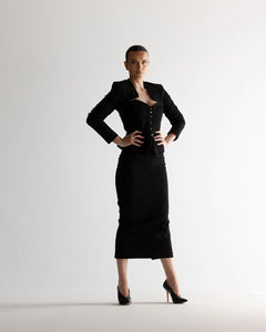 Heidi Demiral wearing Mevlani Lena Black